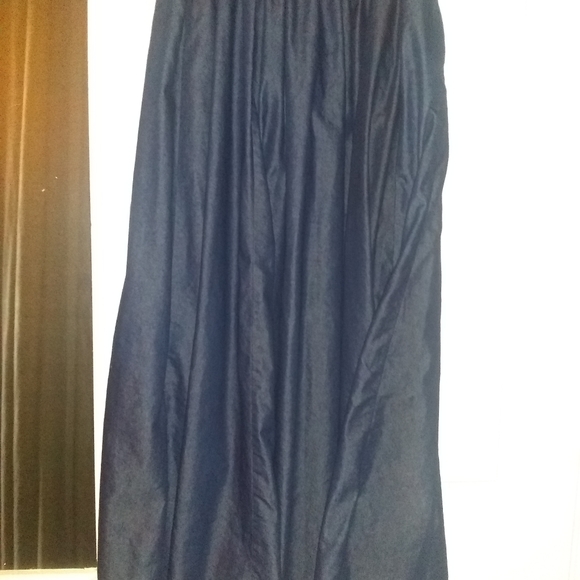 Marine Imports, Inc. Maxi skirt for TALL 2x. Denim 100% cotton w/ belt. - Picture 2 of 8